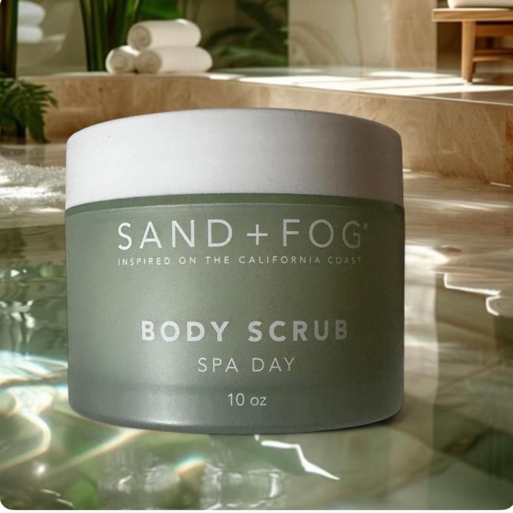 🤍Sand + Fog Spa Day Body Scrub 10oz 🧖🏾‍♀️
